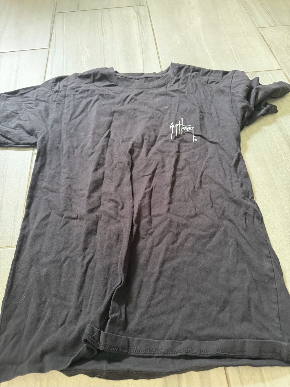 Guy Harvey Black Short Sleeve Graphic Tee